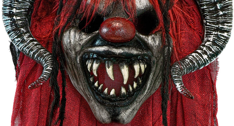 Masker met cape krampus voor heren vooraanzicht – verkleedkleding