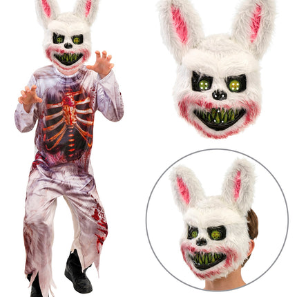 Zombie konijn jumpsuit voor jongens achterkant – kostuums