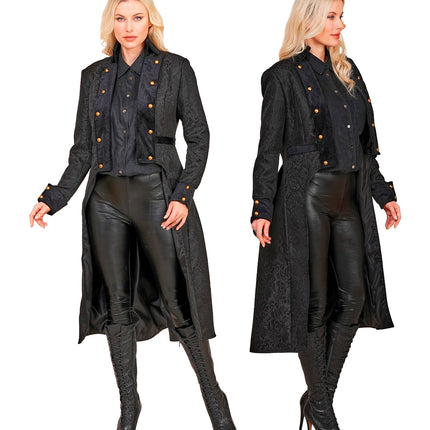 Victorian jas voor dames totaalbeeld – kostuums