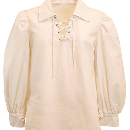 Historisch personage shirt beige voor heren sfeerbeeld – kleding