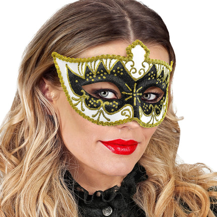 Oogmasker venetiaans voor dames detailopname – oogmaskers