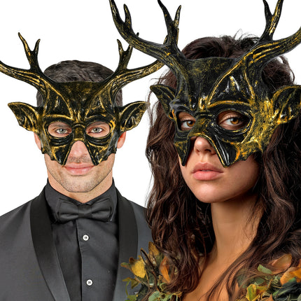 Masker Baphomet hard kunststof achterkant – maskers