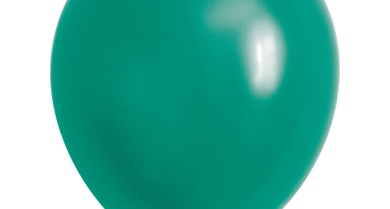 40 ballonnen Tiffany blauw, glanzende ronde latexballon van 25 cm met geknoopte hals, voor een bruiloft