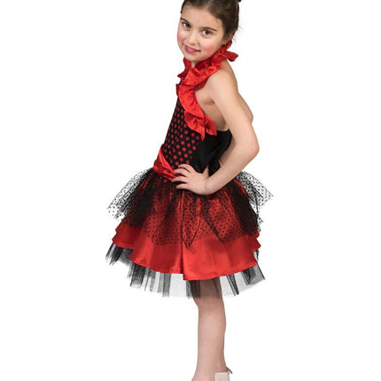 Spaanse jurk voor meisjes achterkant – carnaval outfit