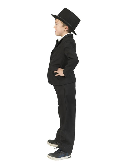 Colbert zwart kinderen achterkant – carnaval outfit