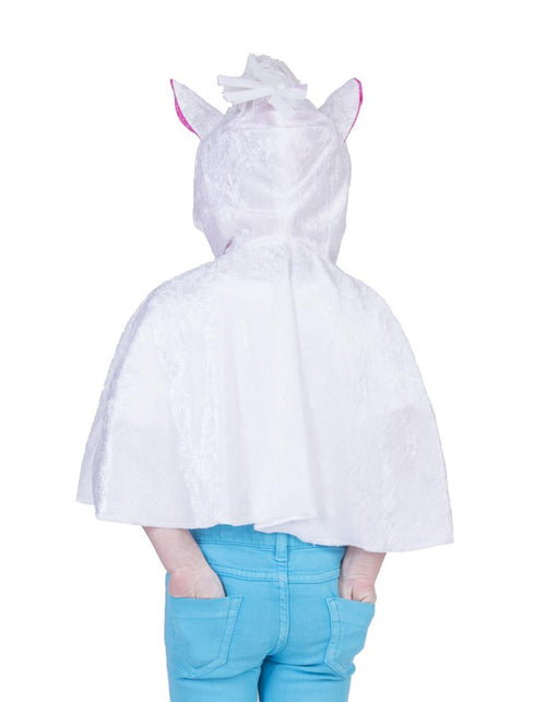 Unicorn Regenboog cape kinderen achterkant – carnaval outfit