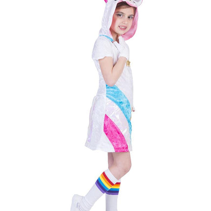 Unicorn Twinkle Light pakje meisje zijaanzicht – verkleedkleding
