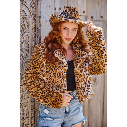 Cowboyhoed Wild leopard Bruin — foto 7