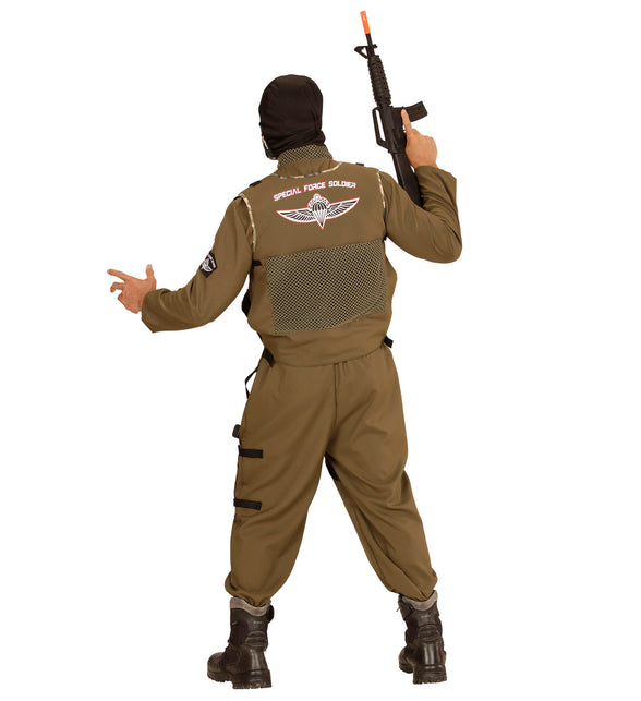 Parachutespringer pak gedragen, special forces leger overall met vest