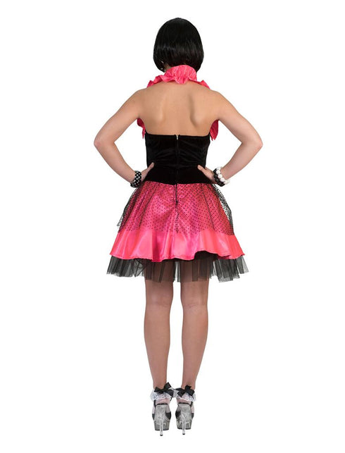 Rock'n Roll jurk roze achterkant – carnaval outfit