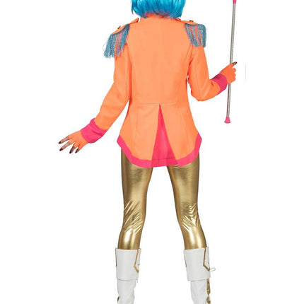Beatles slipjas oranje achterkant – carnaval outfit