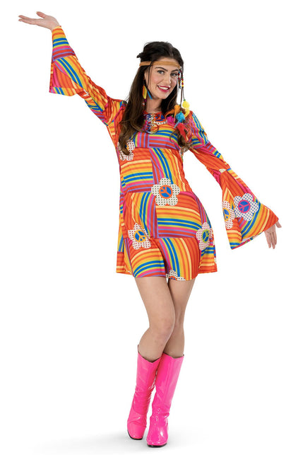 Jurk Sjanel zijaanzicht – verkleedkleding