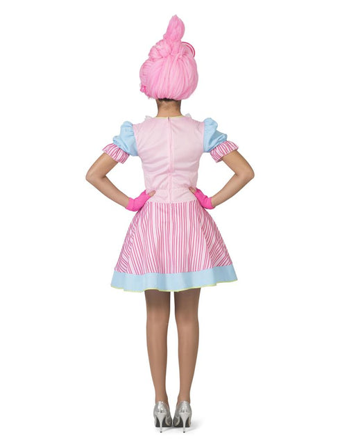 Snoep kostuum Christy achterkant – carnaval outfit