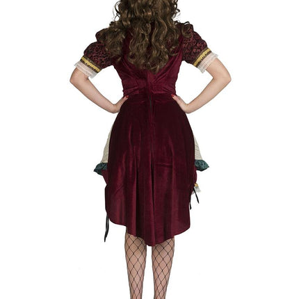 Steampunk pak Victoria dames achterkant – carnaval outfit