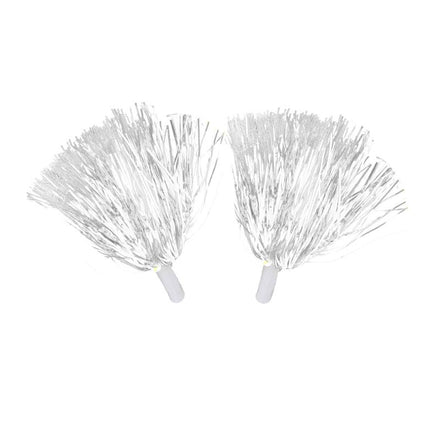 Pompoms in metallic gold or silver