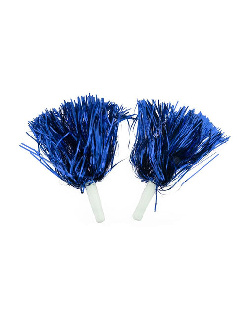 Pompoms in metallic gold or silver