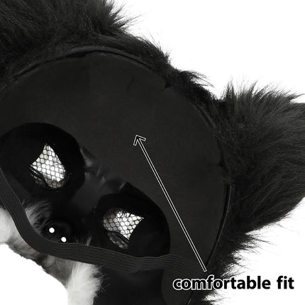 Pluchen halfmasker Husky — foto 5