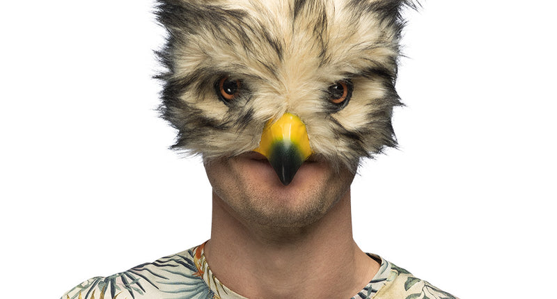 Pluchen halfmasker Uil