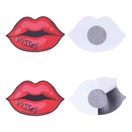 Rode lippen stickers festival