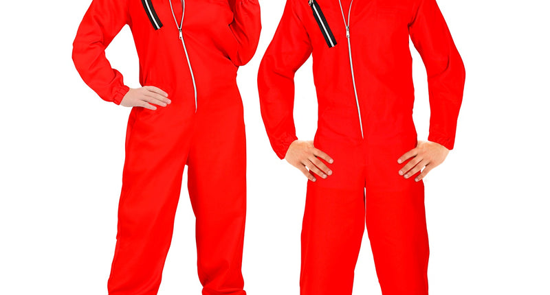 Bankrover kostuum Tokyo kind - rode boevenoverall met capuchon voor carnaval kinderen