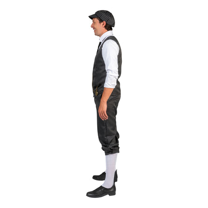 Boeren pak 20' Gentle Geoffrey zijaanzicht – verkleedkleding