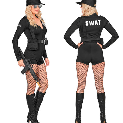 S.W.A.T. kostuum voor dames sfeerbeeld – kostuums