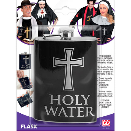 Heupfles wijwater zijaanzicht – accessoires