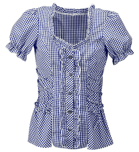 Geruite blouse Katja — foto 4