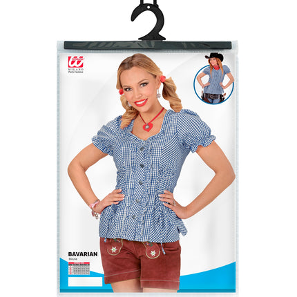 Geruite blouse Katja — foto 5