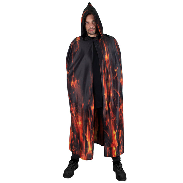 Vurige demonen cape volwassenen