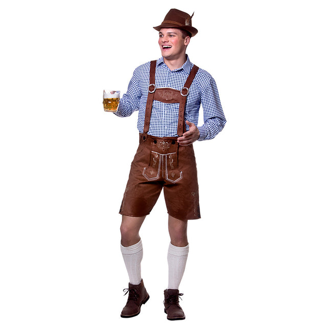 Authentieke nep suede lederhose Bernard