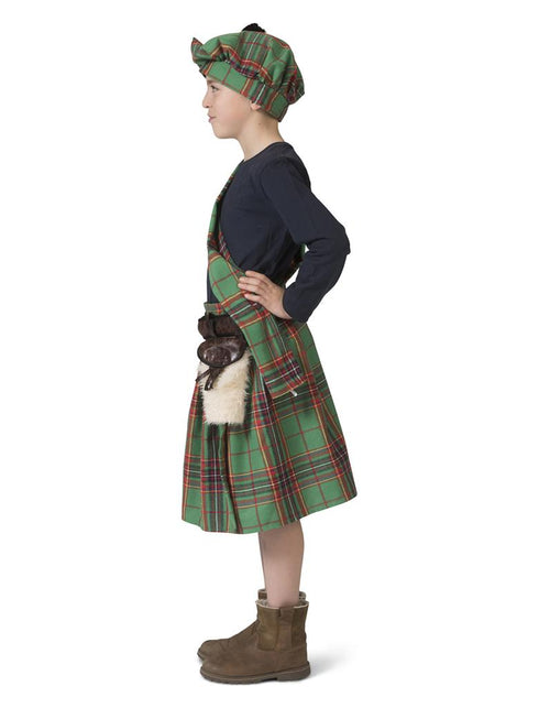 Groene Schotse kilt kinderen — foto 2
