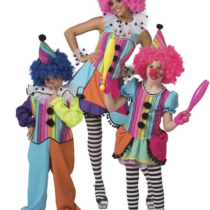 Regenboog clownspakje Mila meiden — foto 4