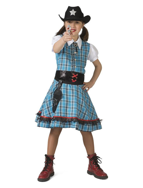 Cowgirl jurkje Blue Bird meiden