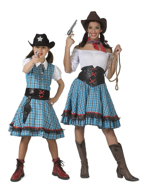 Cowgirl jurkje Blue Bird meiden — foto 4