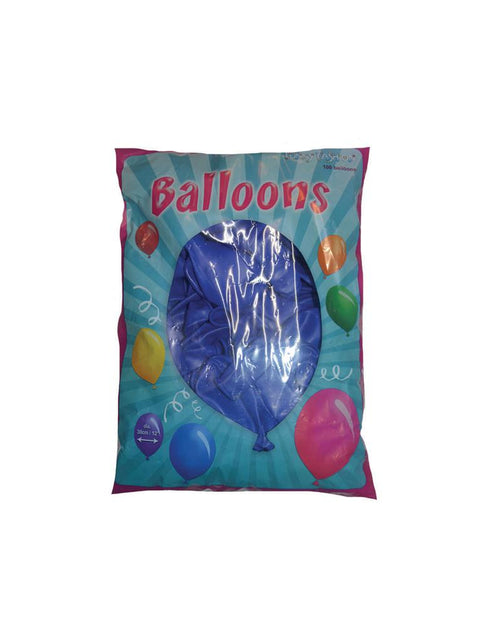 Navy blauwe latex ballonnen 100st. — foto 2