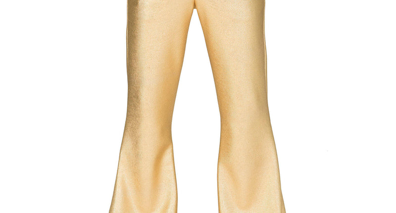 Disco broek Fever goud