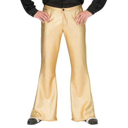 Disco broek Fever goud