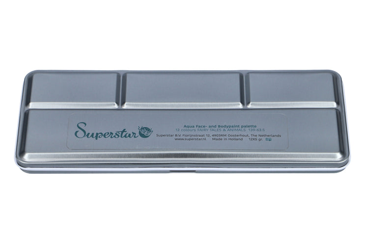 Superstar schmink palet aqua skin tone sprookjes/dieren 12 klen (12 — foto 3