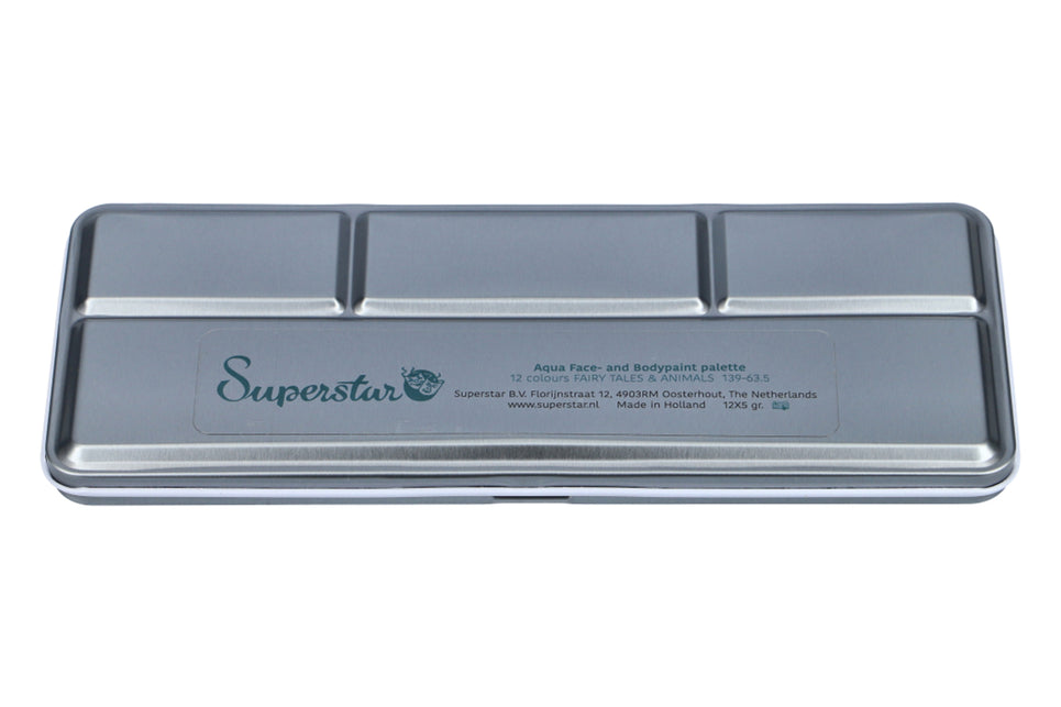 Superstar schmink palet aqua skin tone sprookjes/dieren 12 klen (12 — foto 3
