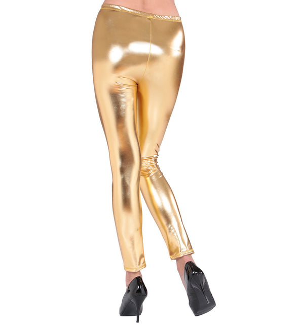 Gouden legging glans — foto 3