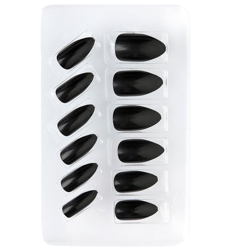 Stiletto nagels zwart — foto 2