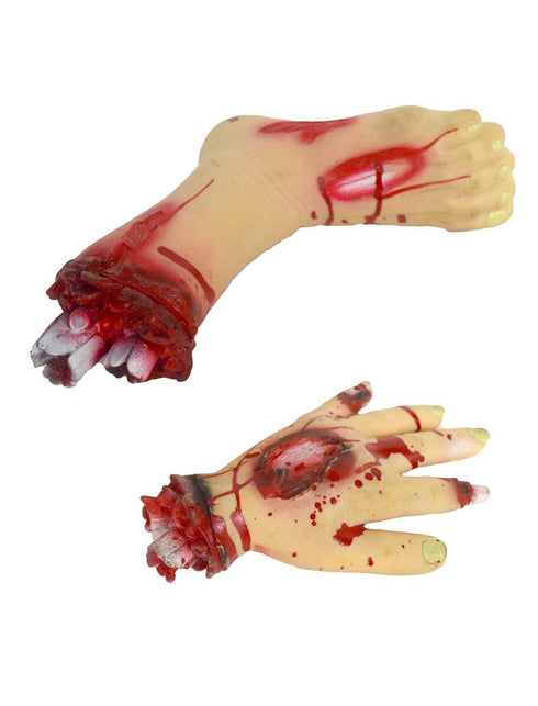 Afgehakte hand en voet decoratie