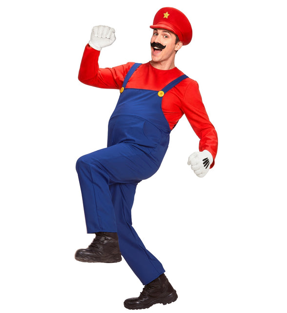 Loodgieter Mario tuinbroek voor party's
