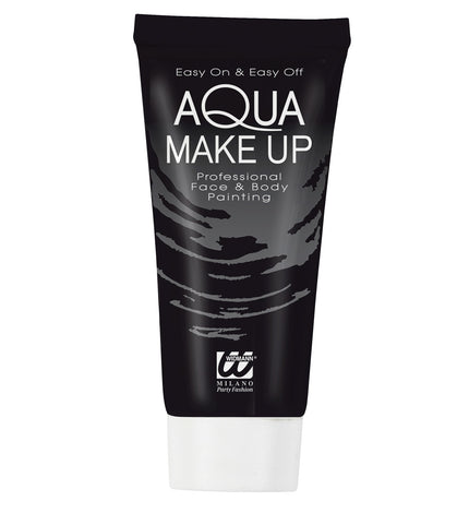 Tube met zwarte aqua schmink