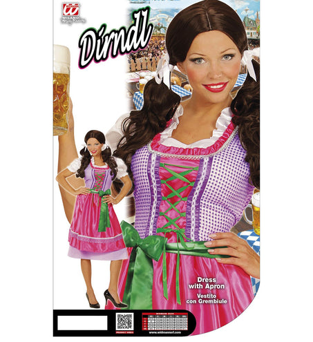 Dirndl jurk roze groen — foto 4