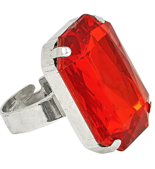 Ring rood gemsteen sint