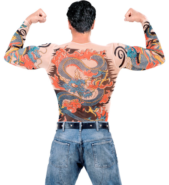 Tattoo shirt tijger en draak — foto 2
