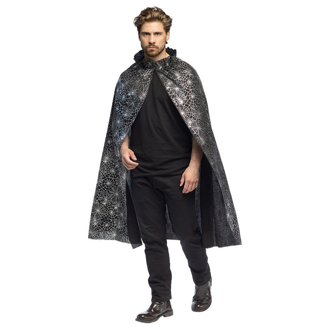 Cape Spider zwart zilver detail