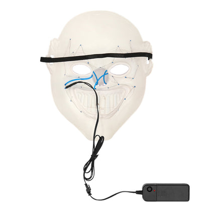 LED masker Clown horror gedragen